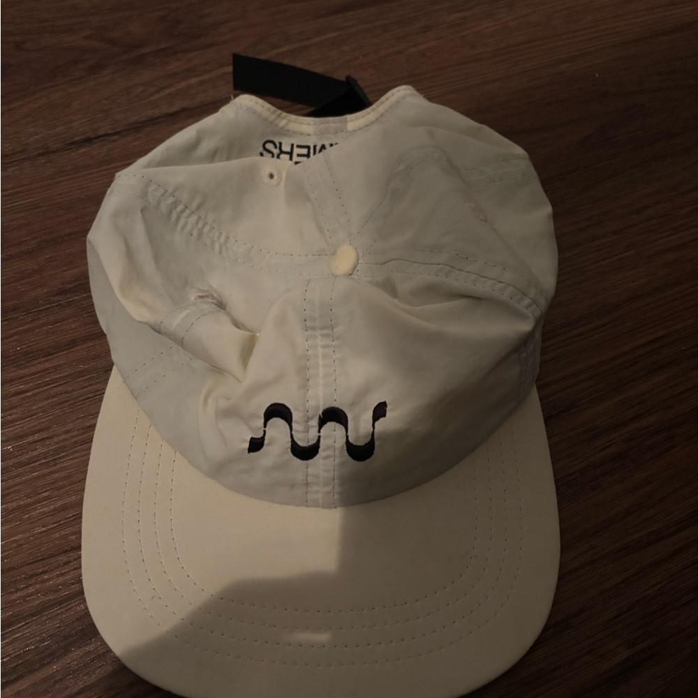 Swimmers Brand White Bone Adjustable Cap Hat